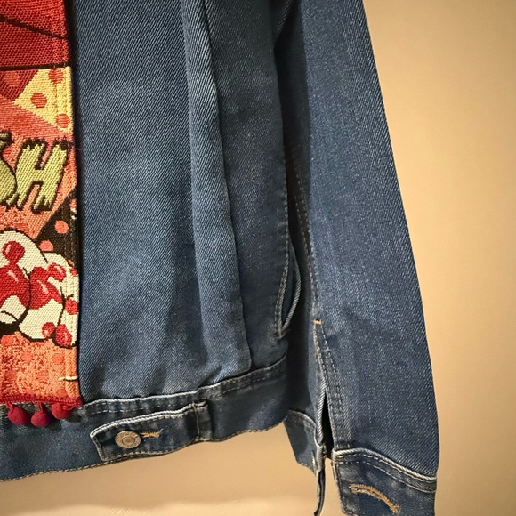 Custom, Patterned Denim Jacket - Picture 5 of 5